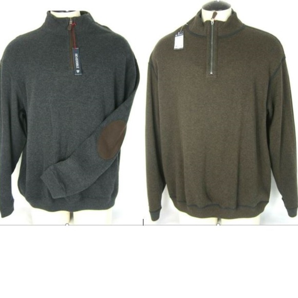 Daniel Cremieux Other - DANIEL CREMIEUX Brown Gray Reversible Sweater 2XB